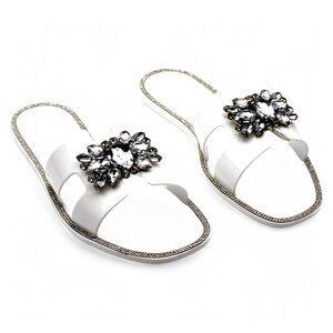 Olivia Miller Women S Kai Jelly Sandals - Fresh and Playful Elegance in White